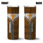 customized-tennessee-volunteers-sparkle-drip-orange-skinny-tumbler-best-selling.webp