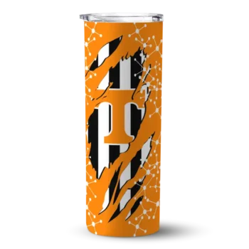 Customized Tennessee Volunteers Star Pop Orange Black Skinny Tumbler
