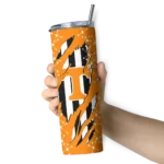 customized-tennessee-volunteers-star-pop-orange-black-skinny-tumbler-best-selling.webp
