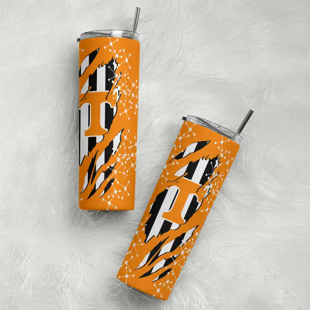 customized-tennessee-volunteers-star-pop-orange-black-skinny-tumbler-top-rated.webp