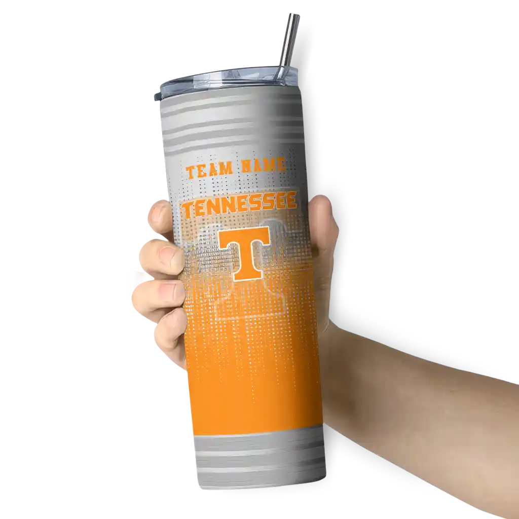 customized-tennessee-volunteers-swirl-texture-orange-skinny-tumbler-premium-grade-3.webp