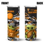 customized-tennessee-volunteers-yoda-camo-orange-black-skinny-tumbler-best-selling-1-2.webp