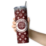 customized-texas-am-aggies-camo-streak-maroon-skinny-tumbler-best-selling.webp