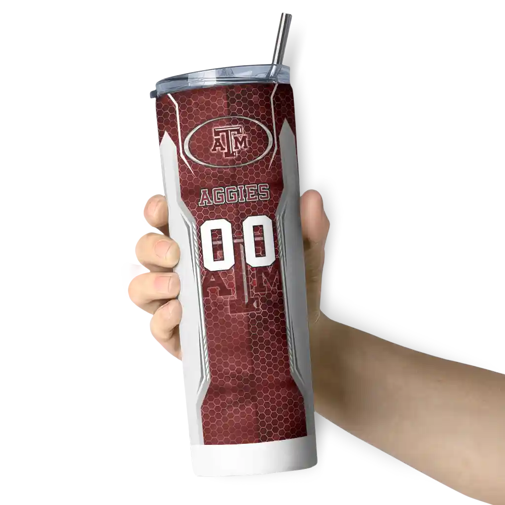 customized-texas-am-aggies-stacked-diamond-maroon-skinny-tumbler-premium-grade.webp