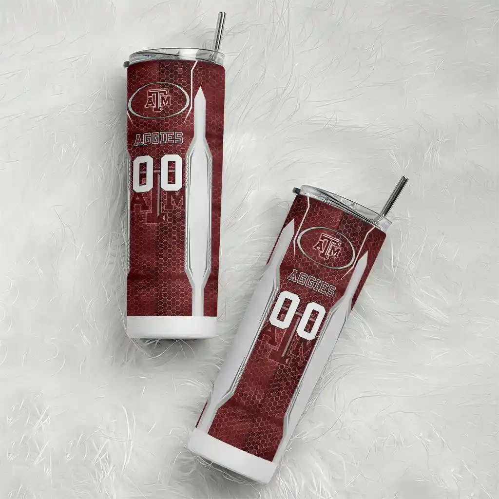 customized-texas-am-aggies-stacked-diamond-maroon-skinny-tumbler-top-rated.webp