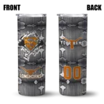 customized-texas-longhorns-chevron-v-orange-gray-skinny-tumbler-best-selling.webp
