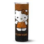 customized-texas-longhorns-hello-kitty-orange-black-skinny-tumbler-best-selling.webp