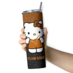 customized-texas-longhorns-hello-kitty-orange-black-skinny-tumbler-best-selling.webp