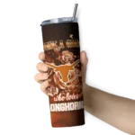 customized-texas-longhorns-rose-romance-orange-black-skinny-tumbler-best-selling.webp