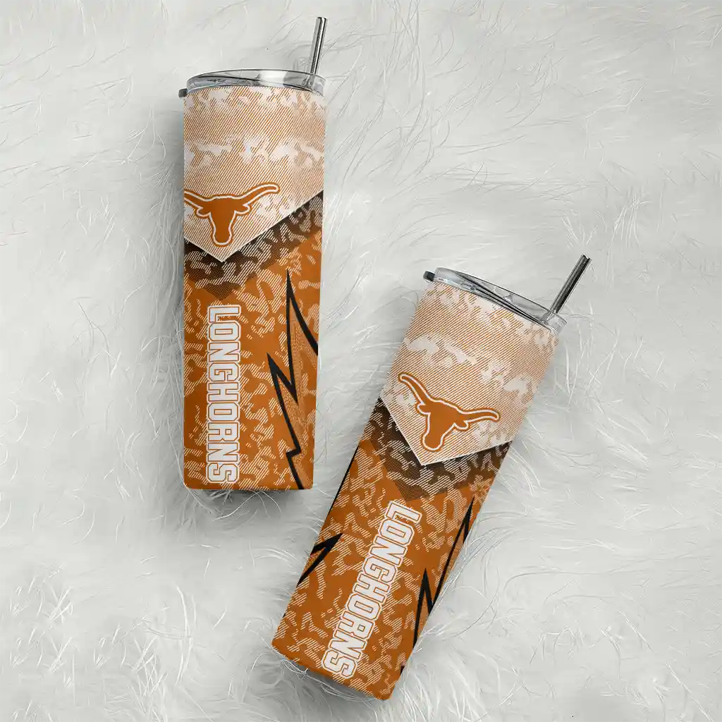 customized-texas-longhorns-spiral-burst-print-orange-skinny-tumbler-top-rated.webp