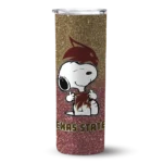 customized-texas-state-bobcats-snoopy-attitude-maroon-skinny-tumbler-best-selling-1.webp