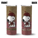 customized-texas-state-bobcats-snoopy-attitude-maroon-skinny-tumbler-best-selling-1.webp