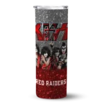 customized-texas-tech-red-raiders-kiss-band-black-skinny-tumbler-best-selling-1.webp