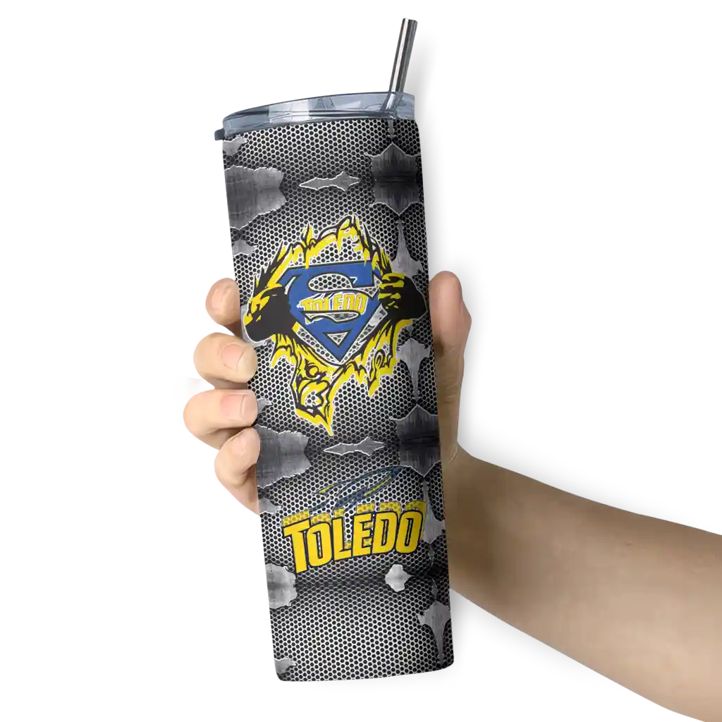 customized-toledo-rockets-chevron-v-blue-gray-skinny-tumbler-premium-grade.webp