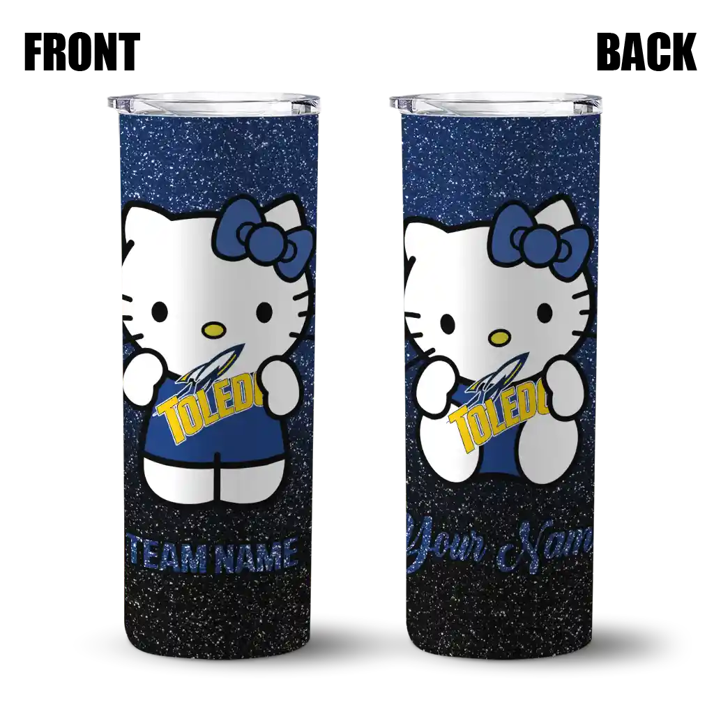 customized-toledo-rockets-hello-kitty-blue-black-skinny-tumbler-fashion-forward.webp