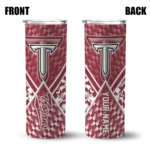 customized-troy-trojans-monogram-burst-red-white-skinny-tumbler-best-selling.webp