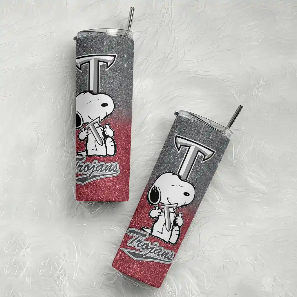 customized-troy-trojans-snoopy-attitude-red-skinny-tumbler-top-rated.webp