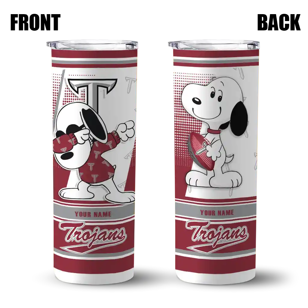 customized-troy-trojans-snoopy-dog-red-white-skinny-tumbler-fashion-forward.webp