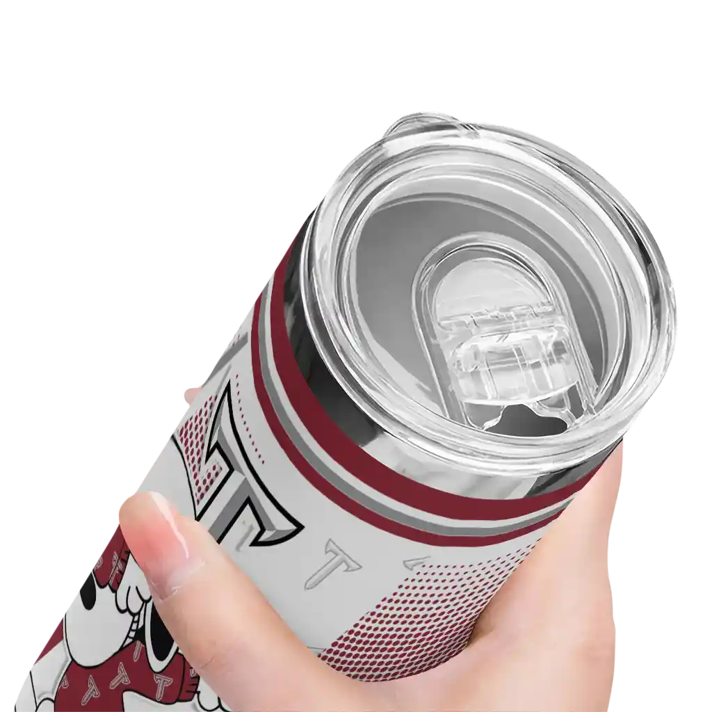 customized-troy-trojans-snoopy-dog-red-white-skinny-tumbler-high-quality.webp