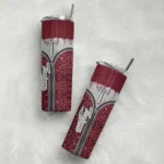 customized-troy-trojans-sparkle-drip-red-skinny-tumbler-best-selling.webp