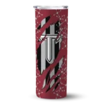 customized-troy-trojans-star-pop-red-black-skinny-tumbler-best-selling.webp