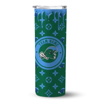 Tulane Green Wave Tumber - Customized Camo Streak Skinny Green