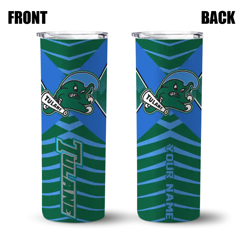 customized-tulane-green-wave-camo-texture-green-skinny-tumbler-fashion-forward.webp