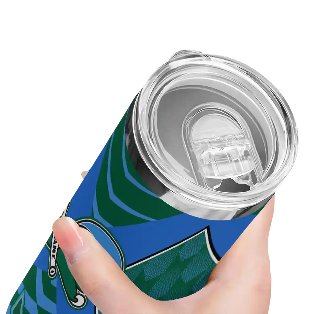 customized-tulane-green-wave-camo-texture-green-skinny-tumbler-high-quality.webp