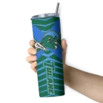 customized-tulane-green-wave-camo-texture-green-skinny-tumbler-best-selling.webp