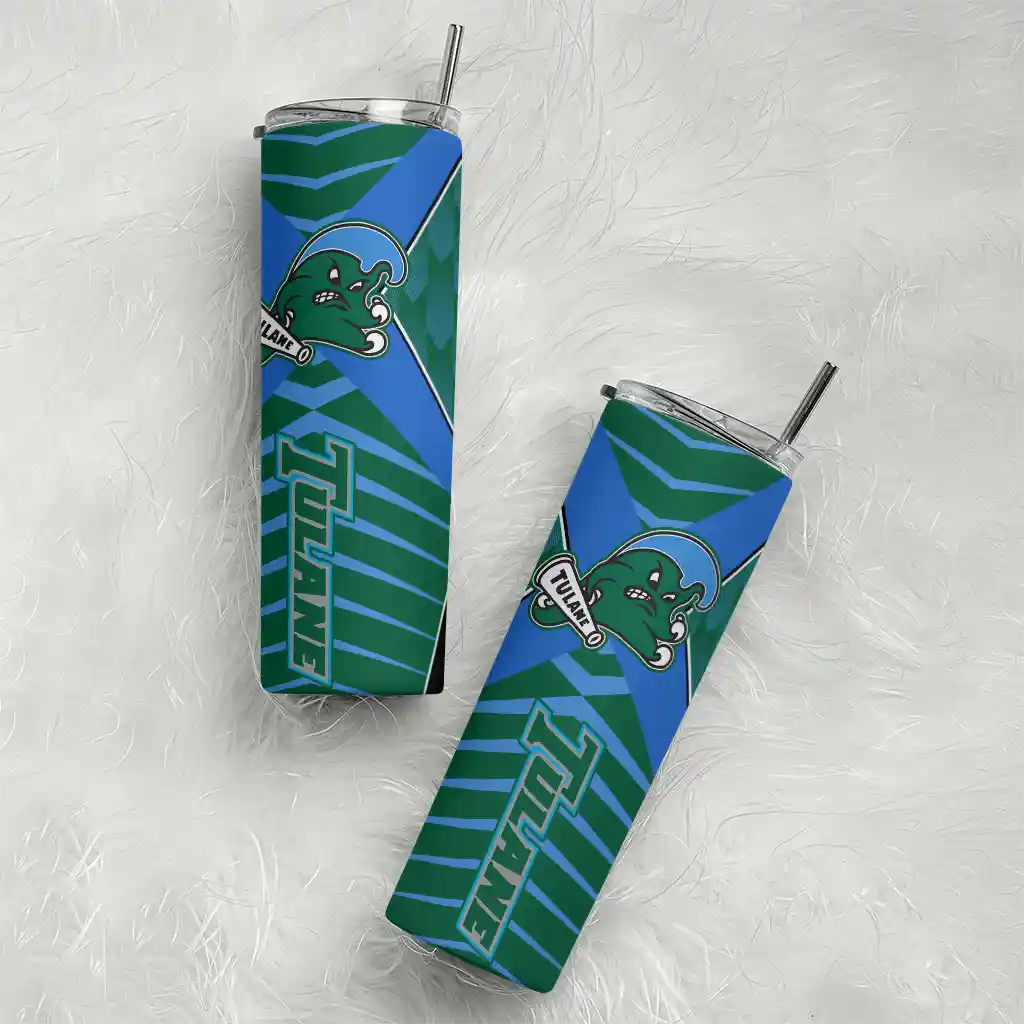 customized-tulane-green-wave-camo-texture-green-skinny-tumbler-top-rated.webp