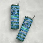 customized-tulane-green-wave-patterned-waves-green-skinny-tumbler-best-selling.webp