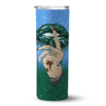 customized-tulane-green-wave-sparkle-lips-green-skinny-tumbler-best-selling-1-1.webp