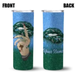 customized-tulane-green-wave-sparkle-lips-green-skinny-tumbler-best-selling-1-1.webp