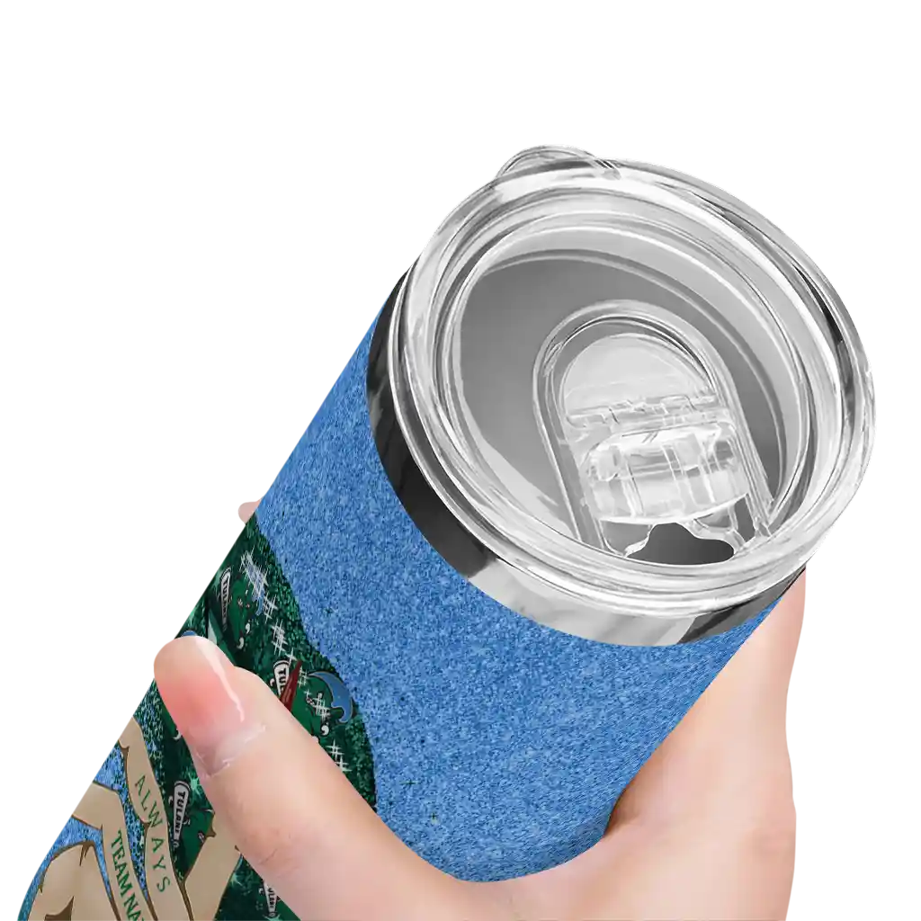 customized-tulane-green-wave-sparkle-lips-green-skinny-tumbler-high-quality-1-1.webp