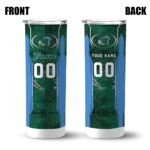 customized-tulane-green-wave-stacked-diamond-green-skinny-tumbler-best-selling.webp