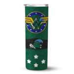 customized-tulane-green-wave-star-cluster-green-skinny-tumbler-best-selling-1.webp
