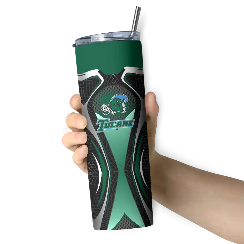 customized-tulane-green-wave-superman-emblem-green-black-skinny-tumbler-premium-grade.webp