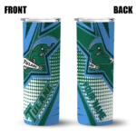 customized-tulane-green-wave-web-stripes-green-white-skinny-tumbler-best-selling.webp