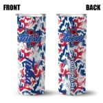 customized-tulsa-golden-hurricane-claw-marks-blue-white-skinny-tumbler-best-selling.webp