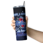 customized-tulsa-golden-hurricane-rose-romance-blue-black-skinny-tumbler-best-selling-1.webp