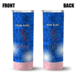 customized-tulsa-golden-hurricane-starburst-tiles-blue-skinny-tumbler-best-selling.webp