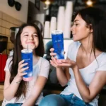 customized-tulsa-golden-hurricane-starburst-tiles-blue-skinny-tumbler-best-selling.webp