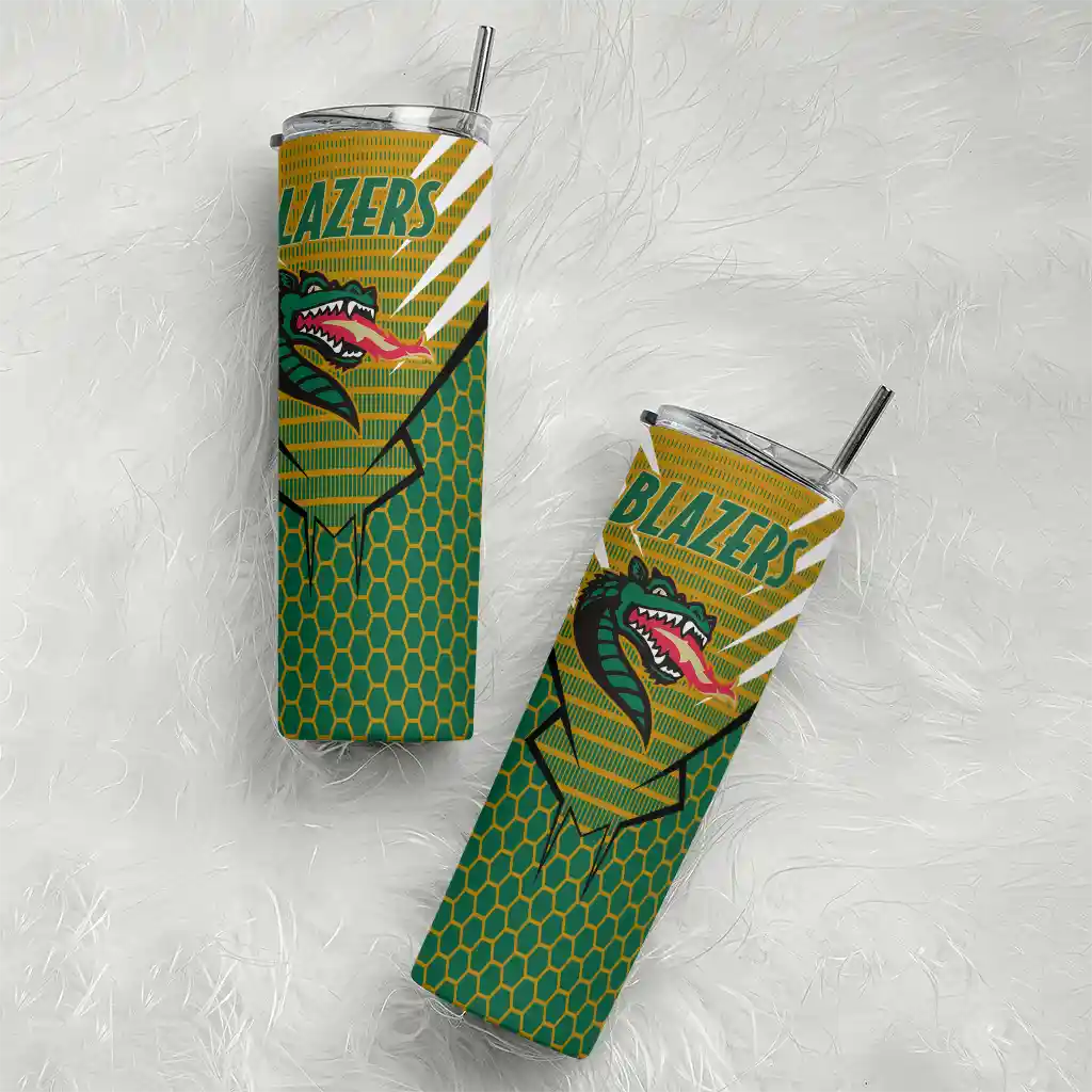 customized-uab-blazers-chevron-stripes-green-skinny-tumbler-top-rated.webp