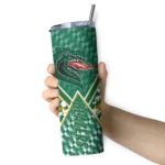 customized-uab-blazers-monogram-burst-green-white-skinny-tumbler-best-selling.webp