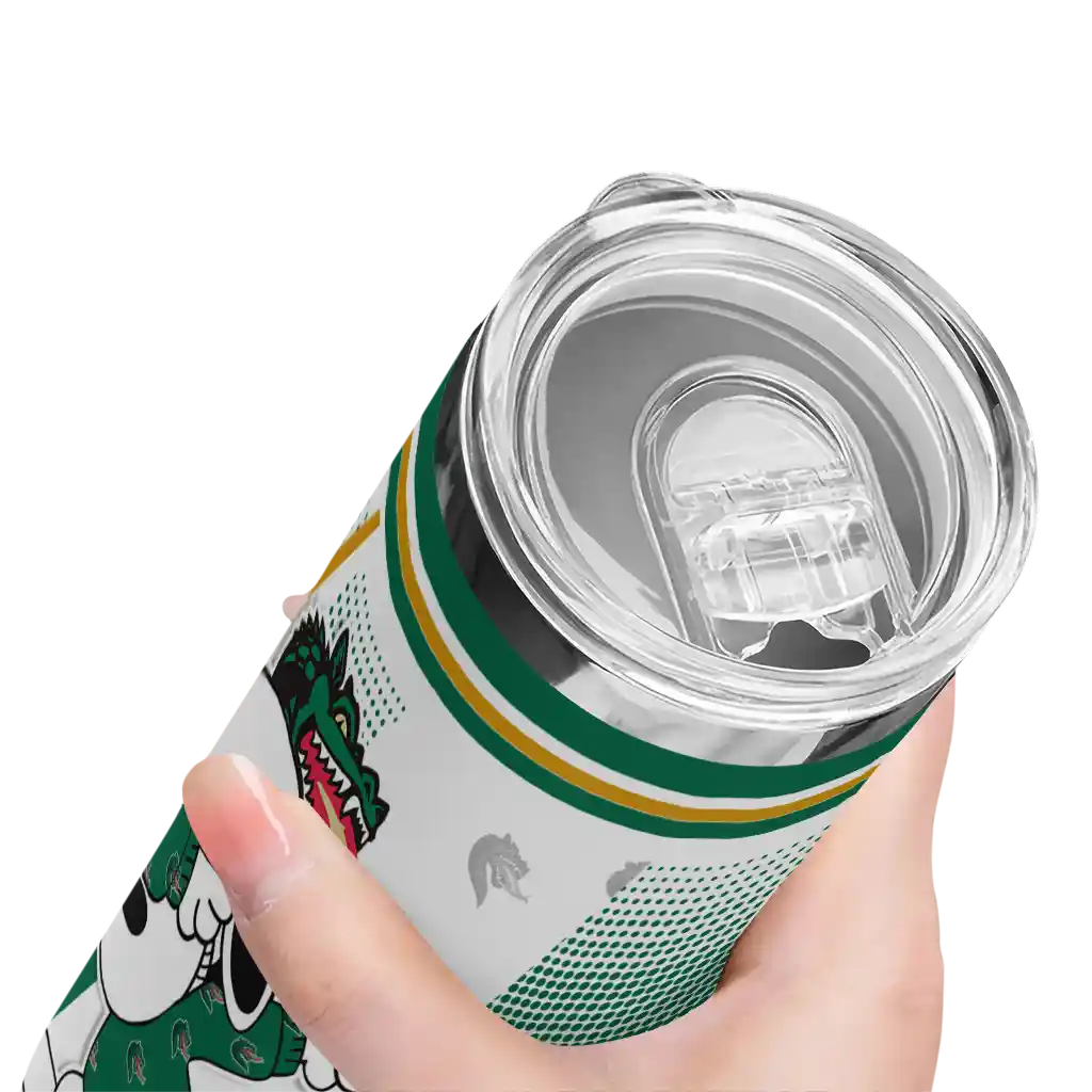 customized-uab-blazers-snoopy-dog-green-white-skinny-tumbler-high-quality.webp