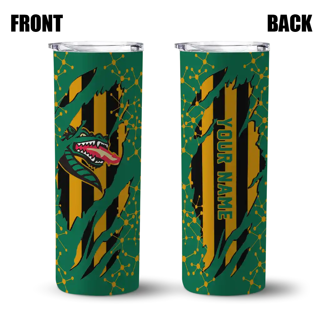 customized-uab-blazers-star-pop-green-black-skinny-tumbler-fashion-forward.webp