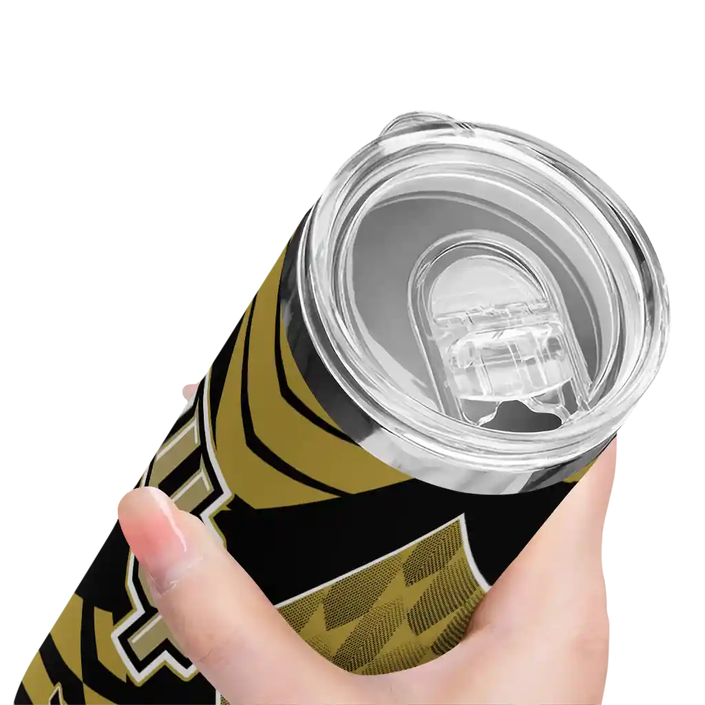 customized-ucf-knights-camo-texture-gold-skinny-tumbler-high-quality.webp