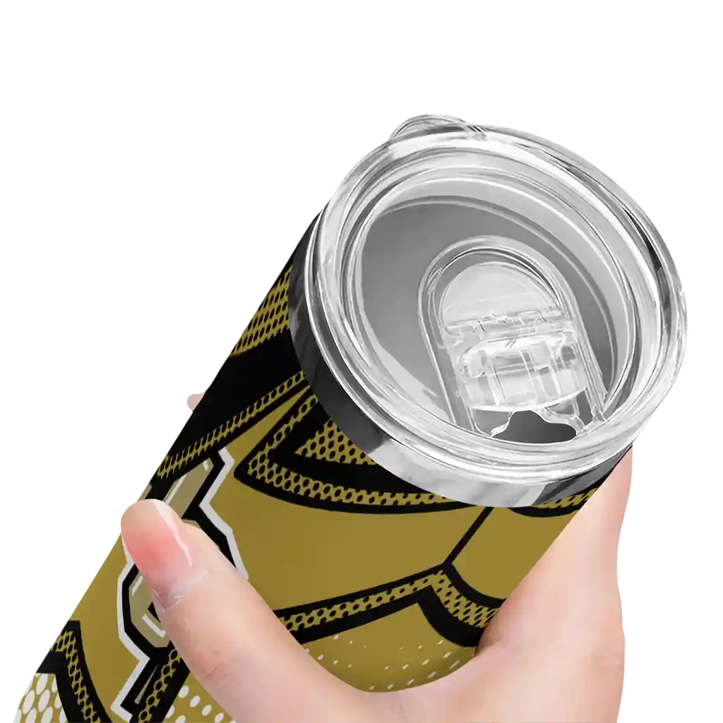 customized-ucf-knights-web-stripes-gold-white-skinny-tumbler-high-quality.webp