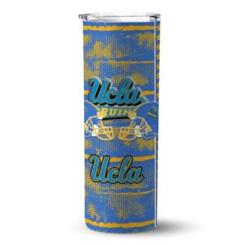 Customized UCLA Bruins Chevron Patch Blue Skinny Tumbler