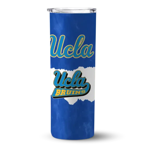 customized ucla bruins torn band blue white skinny tumbler best selling